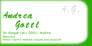 andrea gottl business card